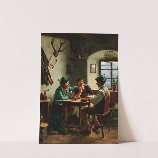 The Zither Player by Emil Rau