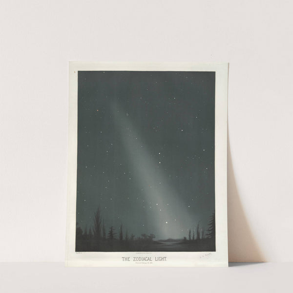 The zodiacal light by Étienne Léopold Trouvelot