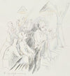 Theaterszene mit gestikulierenden Personen (1918)