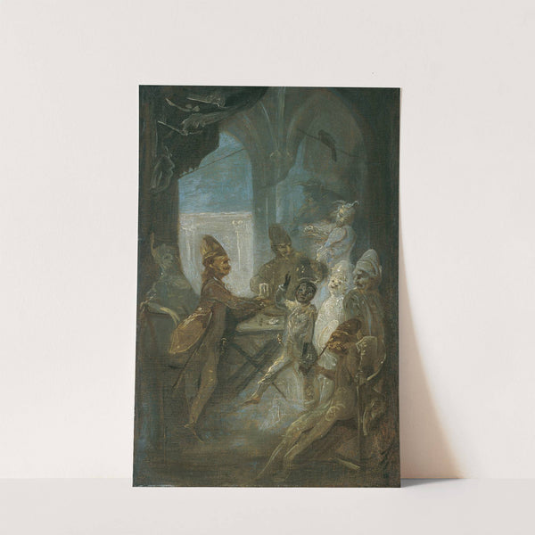 Theaterszene (Soldaten spielende Kinder) (1780-1790) by Franz Anton Maulbertsch