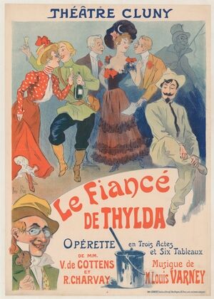 Théatre Cluny. La fiancé de Thylda (1900)