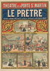 Théâtre de la Porte St Martin… Le Prêtre (1888)