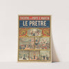 Théâtre de la Porte St Martin… Le Prêtre (1888) by Imp. H. Laas