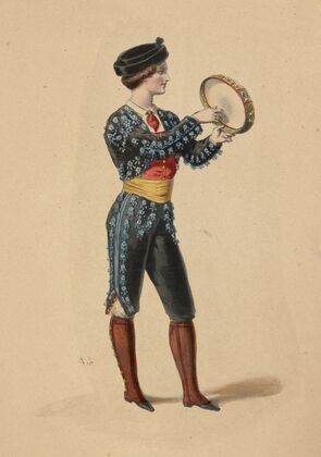 Théâtre de la Porte St. Martin. Mr. Honoré dans le ballet de la Moresque (1856)