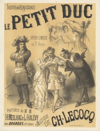 Théâtre de la Renaissance. Le petit duc (1878)