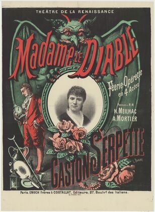 Théâtre de la Renaissance. Madame le diable. Féerie-opérette en 4 actes (1882)