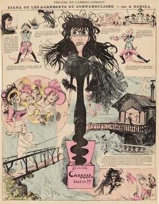 Théâtre de l’ambigu-comique. Diana ou les agréments du somnambulisme (1880)