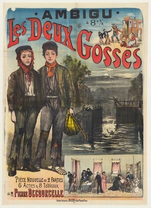 Théâtre de l’Ambigu… Les deux gosses (1896)