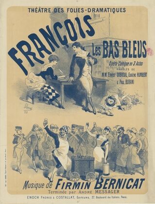 Théâtre des Folies-Dramatiques. François les Bas bleus (1883)