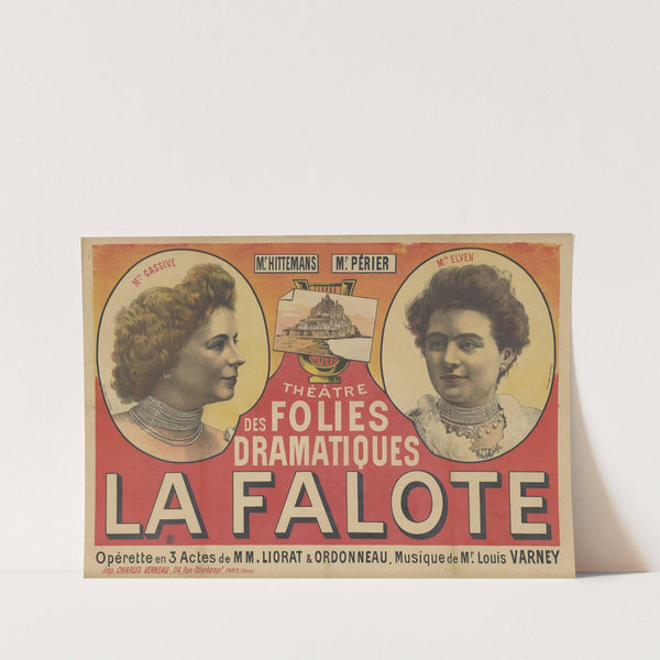 Théatre des Folies Dramatiques, la Falote (1896) by Imp. Charles Verneau