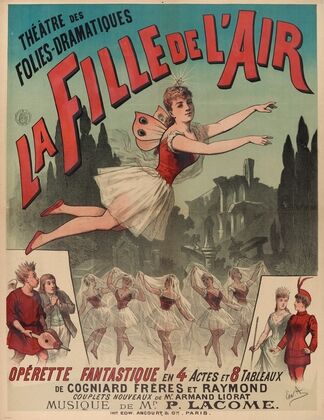 Theâtre Des Folies-Dramatiques La Fille De L’air (1891)