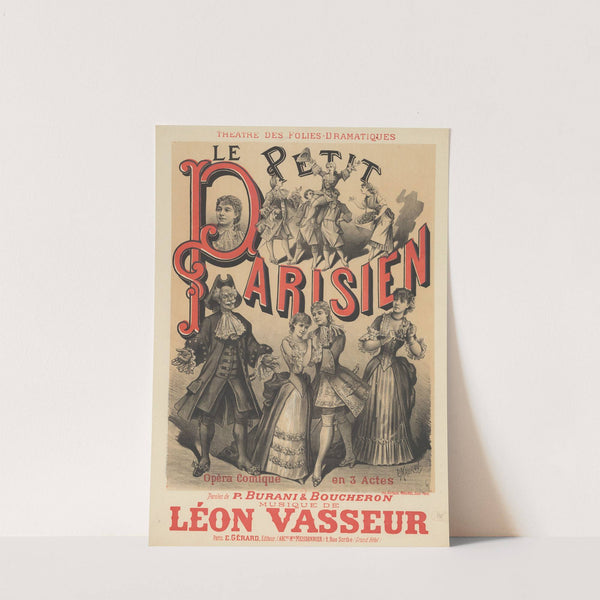 Théâtre des Folies-Dramatiques. Le Petit parisien (1882) by Paul Maurou