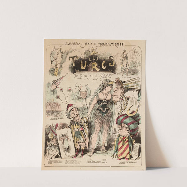 Théâtre des folies dramatiques Les turcs by Charles Tronsens (Carlo Gripp)