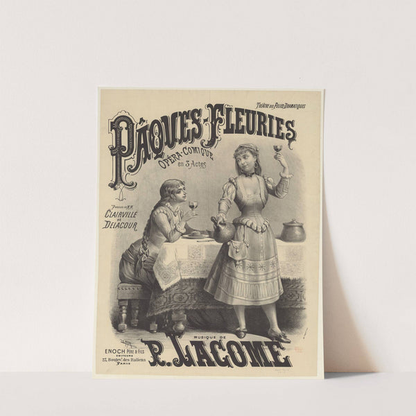 Théâtre des Folies-Dramatiques. Pâques-Fleuries, opéra-comique en 3 actes (1879) by Henri Meyer