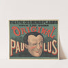 Théâtre des Menus-Plaisirs&#8230; Original Paulus (1881) by Imp. Mannheimer