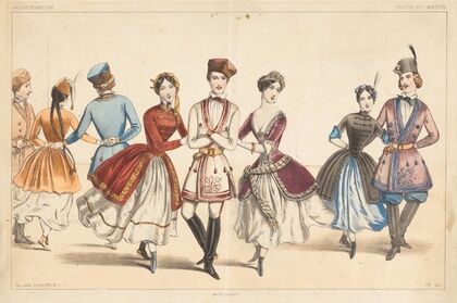 Théâtre des Variétés. La mazurka des salons (1840-1900) — size preview