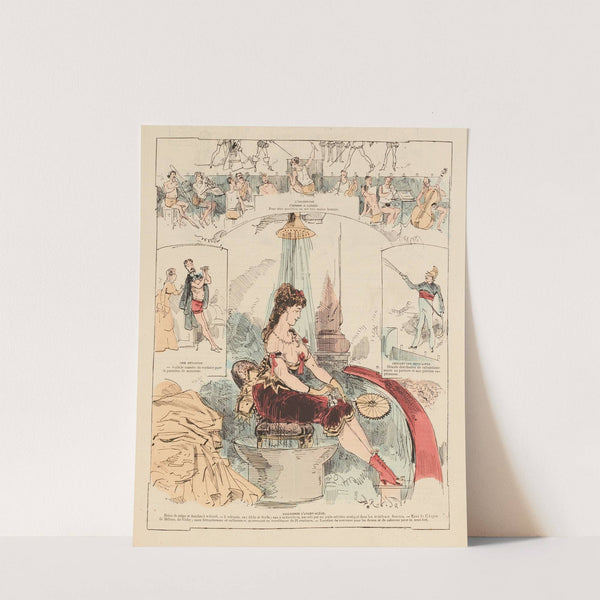 Théâtre d&#8217;été, projet philantropique et hydrothérapique by Albert Robida