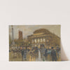 Théâtre Du Châtelet And Tour St. Jacques, Paris by Georges Stein