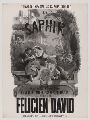 Théâtre Impérial de l’Opéra-comique. Le Saphir (1865)