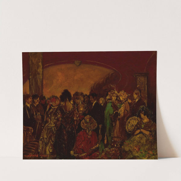 Theatre Lobby, Intermission (1922) by Jerome Myers