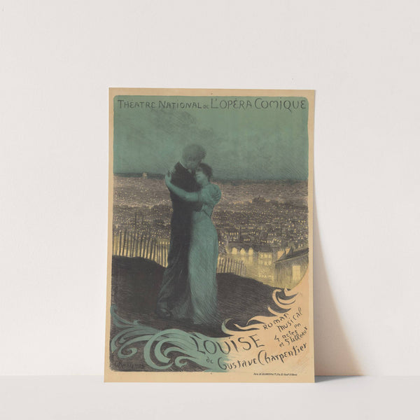 Théâtre National de l’Opéra-Comique. Louise. Roman musical en 4 actes et 5 tableaux de Gustave Charpentier (1900) by Georges Antoine Rochegrosse