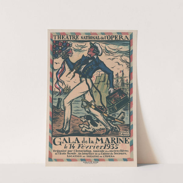 Théâtre National de l&#8217;Opéra. Gala de la marine, le 14 février 1935 (1935) by Guy Arnoux