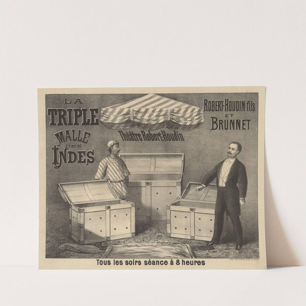 Théâtre Robert-Houdin. La triple malle des Indes (1875) by Imp. Michelet