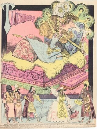 Théodora – de la ménagerie impériale de Byzance – Admirez la belle tigresse indolente Théodora… (1885)