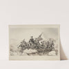 Theodore Roosevelt and his supporters depicted as Washington crossing the Potomac (1906) by William Henry Walker