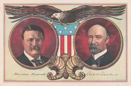 Theodore Roosevelt, Chrls W. Fairbanks (1904) — size preview