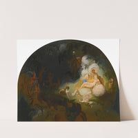 There sleeps Titania by Robert Huskisson