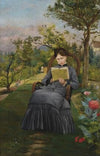 Thérèse lisant dans le parc de Méric