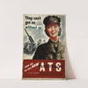 They can&#039;t get on without us. Join me in the new ATS, a vital branch of Britain&#039;s territorial army. 9 divisions - with modern equipment by Thomas Cantrell Dugdale