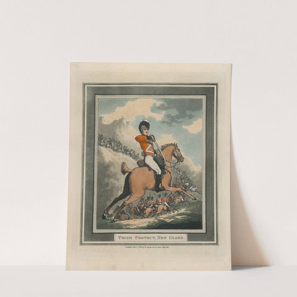 Thigh Protect, New Guard (1799) by Thomas Rowlandson