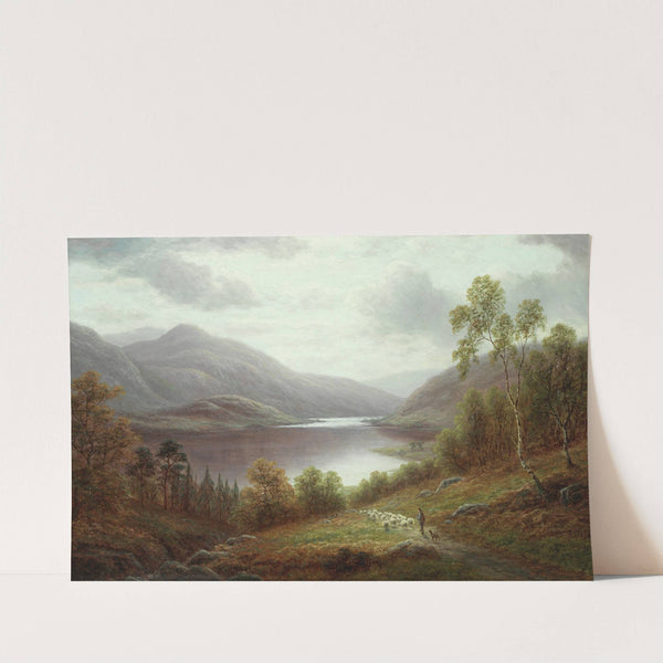&#039;Thirlmere from the Hills, Cumberland&#039; by WILLIAM MELLOR
