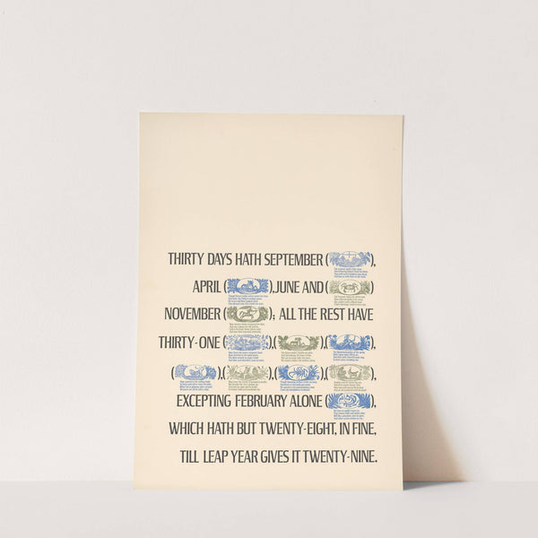 Thirty days hath September by Herb Lubalin