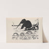 This is the Elephant&#039;s Child having his nose pulled by the Crocodile by Rudyard Kipling