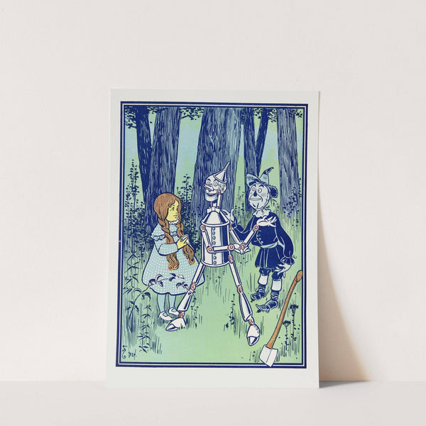 &#039;This is the great comfort,&#039; said the Tin Woodman by William Wallace Denslow