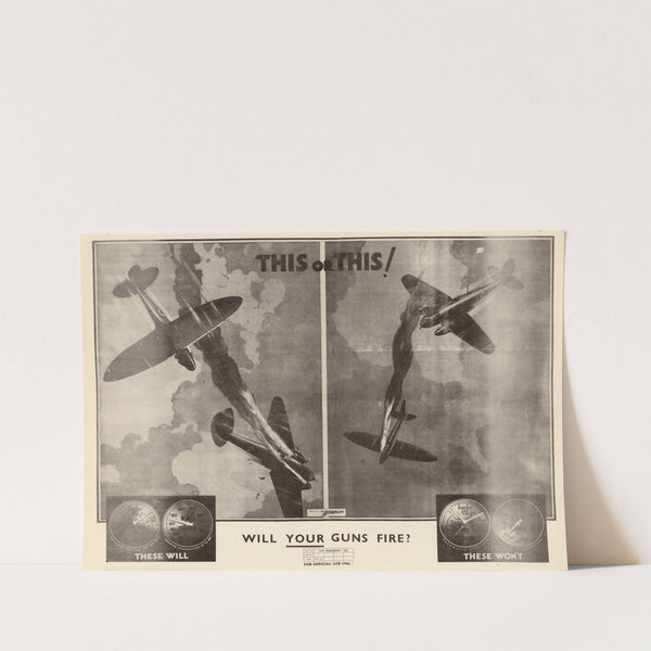 This or This! Will Your Guns Fire by Leslie Carr