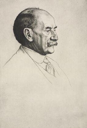 Thomas Hardy, Facing Right