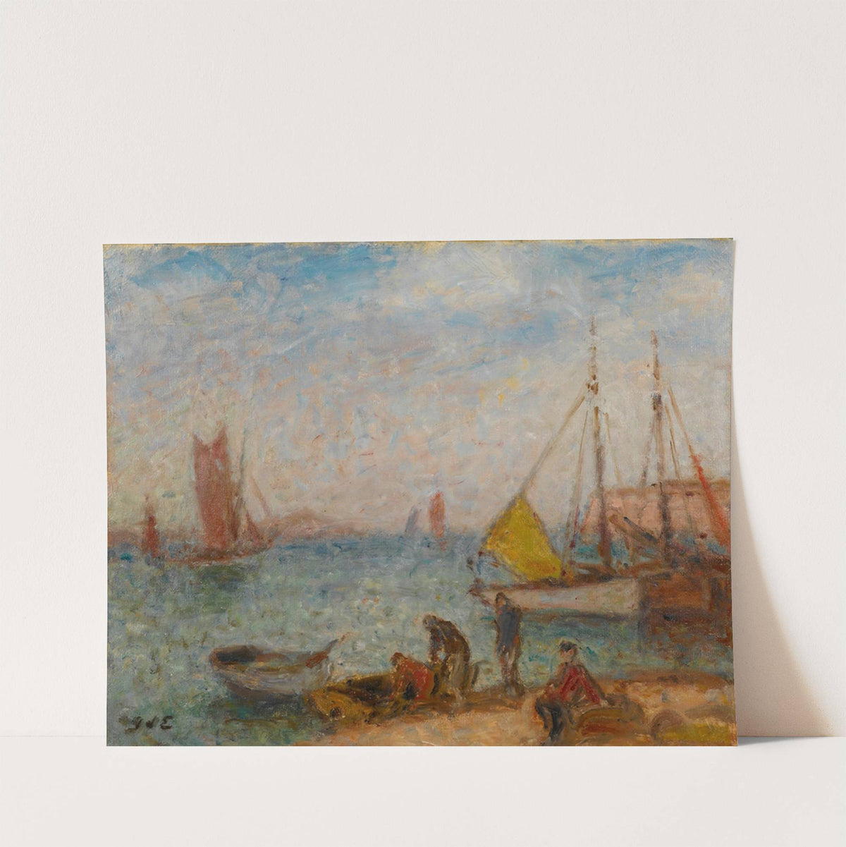Thonniers à Saint-Gilles, Croix de Vié by Georges d'Espagnat