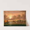 Threatening Sky, Bay of New York (mid 19th century) by Thomas Chambers