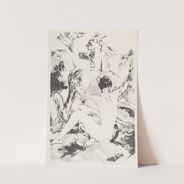 Three Acrobats (1919-1920) by Arthur Bowen Davies