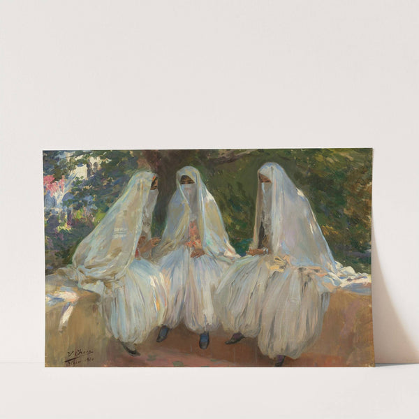 Three Algerian Beauties at the Well by Ulpiano Checa