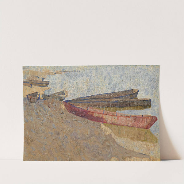 Three Boats On The Dnieper by Vladimir Baranov-Rossiné