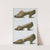 Three bronze shoes, the first worn on stage by the actress Miss Ada Cavendish by T. Watson Greig