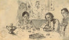 Three Chinese Men Playing Dominoes in a Baxter Street Club-House, New York City
