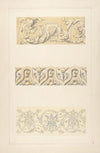 Three designs for decorative borders