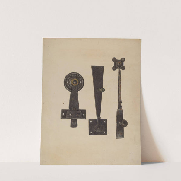 Three Door Latches by Al Curry