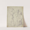 Three farmers by the wine jug by Pieter Jansz. Quast